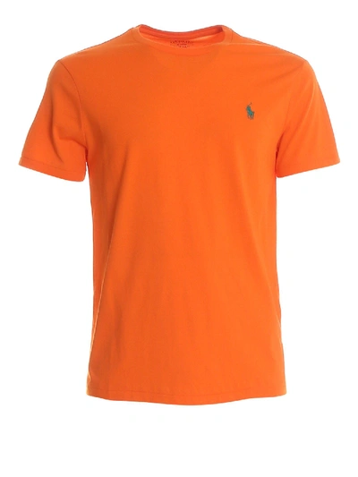 Polo Ralph Lauren Orange Logo Embroidery T-shirt