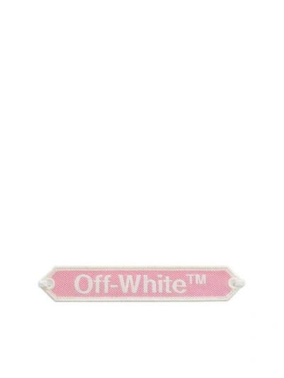 Off-white Off White Macrame Bracelet In Pink