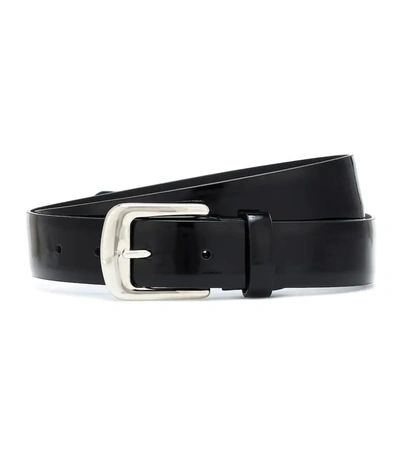 Maison Margiela Buckle-fastening Belt In Black