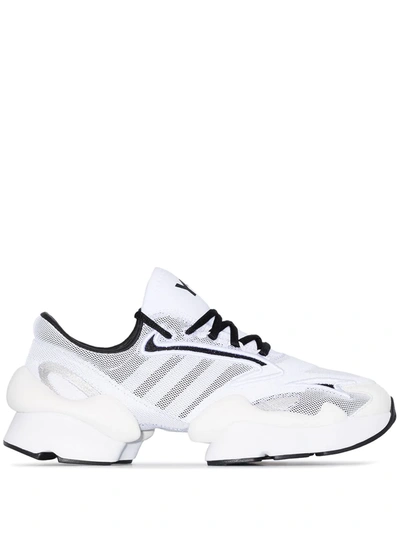 Y-3 Ren Knit Sneakers In White