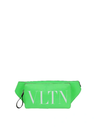 Valentino Garavani Vltn Neon Belt Bag In Green