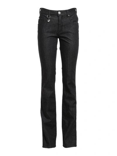 Angelo Marani Boot Cut Jeans In Dark Wash