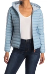 Save The Duck Daisy Lightweight Down Puffer Jacket In Dusty Blue