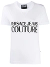 Versace Jeans Couture Rubber Logo White T-shirt