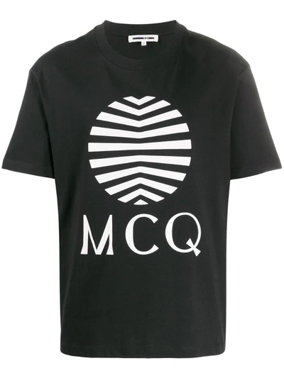 Mcq By Alexander Mcqueen Japanese Sun Black T-shirt
