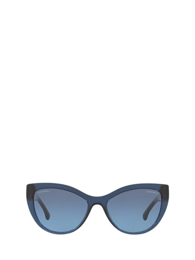 Pre-owned Chanel Cat Eye Frame Sunglasses In Multi