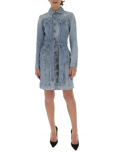 Givenchy Denim Dress In Blue