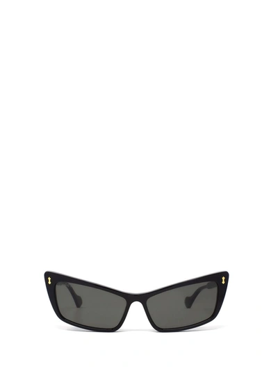 Gucci Eyewear Cat Eye Frame Sunglasses In Black