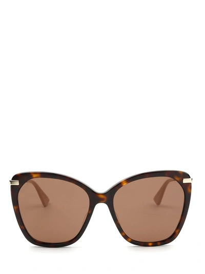 Gucci Eyewear Oversized Frame Sunglasses In Multi