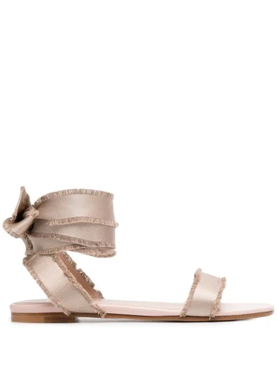 Red Valentino City Ballet Sandals In Neutrals