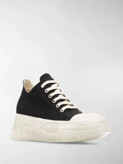 Rick Owens Drkshdw Bubble Low-top Sneakers In Black