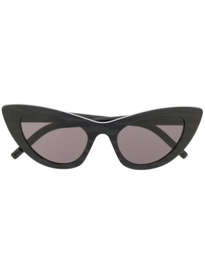 Saint Laurent Sl 213 Lily Tiger Sunglasses In Grey
