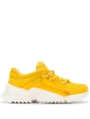 Ferragamo Women's Skylar Low-top Sneakers In Yellow