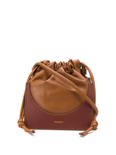 Yuzefi Pouchy Mini Bag In Brown