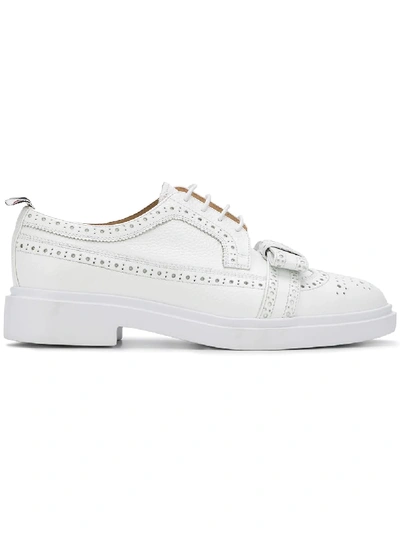 Thom Browne Bow-detail Brogues In White