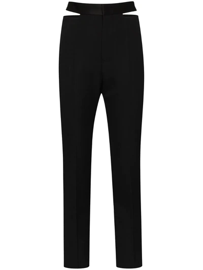 Haider Ackermann High Waisted Tailored Trousers In Black