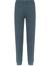 Sunspel Light Jersey Sweatpants In Blue