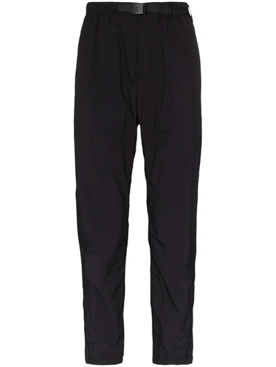 Gramicci Buckled Cotton-twill Trousers In Black
