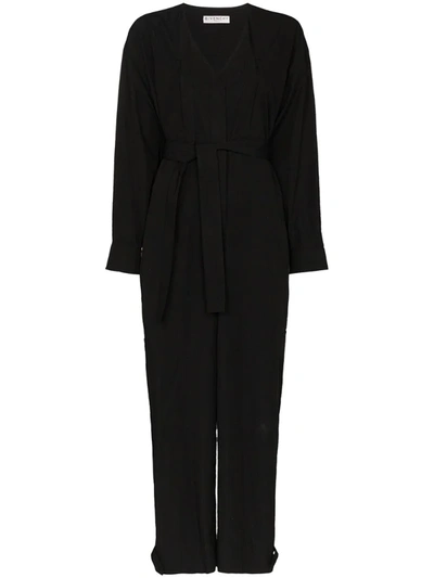 Givenchy Belted Jumpsuit In Black