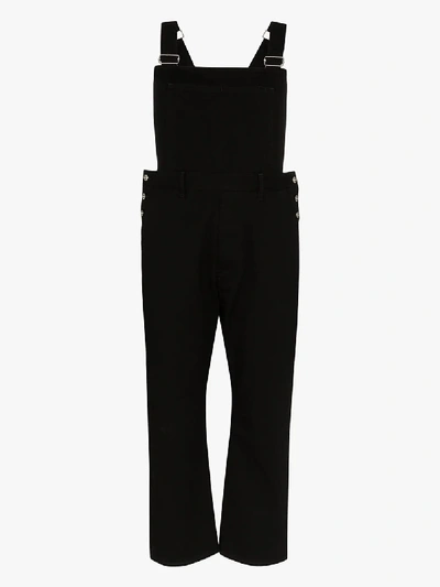 Mm6 Maison Margiela Pinafore Style Jumpsuit In Black