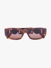 Versace Brown Havana Medusa Biggie Sunglasses In 521773 Havana Brown