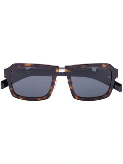 Prada Black Havana Tortoiseshell Sunglasses