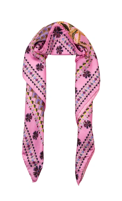 Temperley London Harmony Printed Scarf, French Rose Mix, Onesize