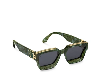 Louis Vuitton 1.1 Millionaires Sunglasses Green Marble Men's - US
