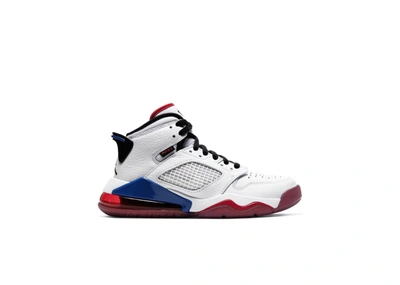 Pre-owned Jordan Mars 270 White University Red (gs) In White/university Red/rush Blue