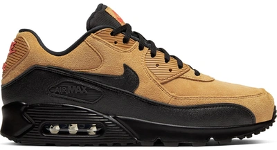 Pre-owned Nike Air Max 90 Wheat Black In Wheat/cosmic Clay-black | ModeSens