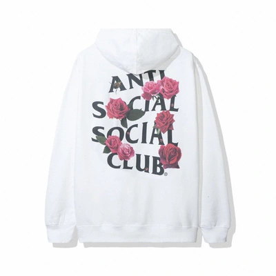 Pre-owned Anti Social Social Club Smells Bad Hoodie (fw19) White