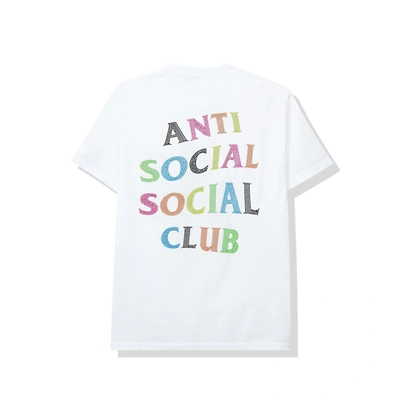 Pre-owned Anti Social Social Club  Stud Belt Tee White