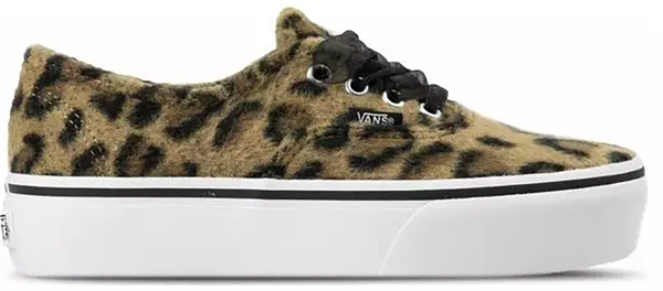 vans fuzzy leopard