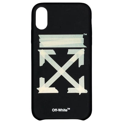 Pre-owned Off-white Tape Arrows Iphone Xs Max Case Black/beige