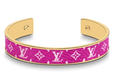 Pre-owned Louis Vuitton  Lv Escale Wild Lv Bracelet Pink