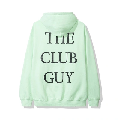 Pre-owned Anti Social Social Club The Club Guy Hoodie (fw19) Green