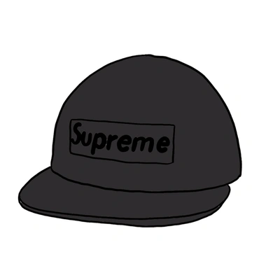 Pre-owned Supreme Washed Chino Twill Camp Cap (ss20) Black
