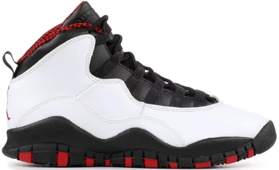 Pre-owned Jordan 10 Retro Chicago (2012) (gs) In White/varsity Red-black
