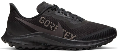 Pre-owned Nike Air Zoom Pegasus 36 Trail Gore-tex Black (women's) In Black/total Orange-thunder Grey