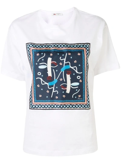 Ports 1961 Abstract-print T-shirt In White