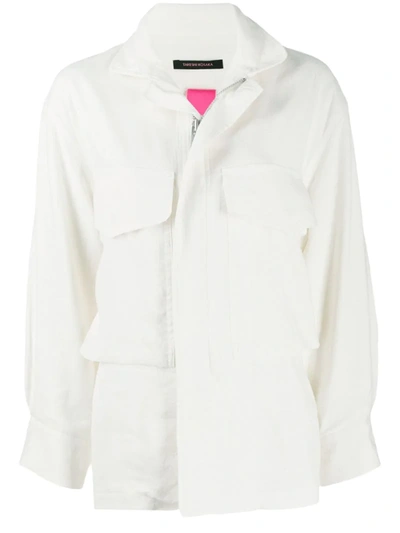 Y's Military Pocket Jacket In Off White