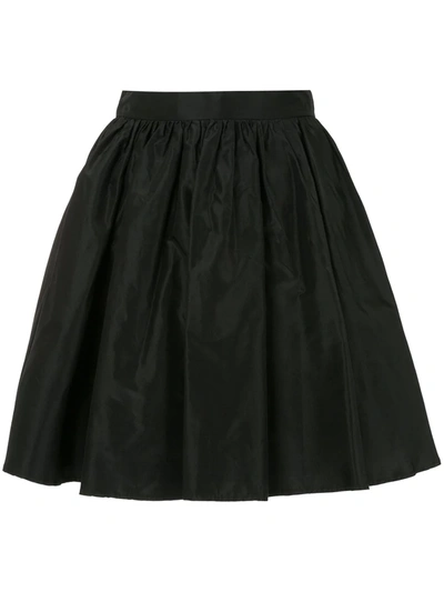 Macgraw Canary High-waisted Full Skirt In Black