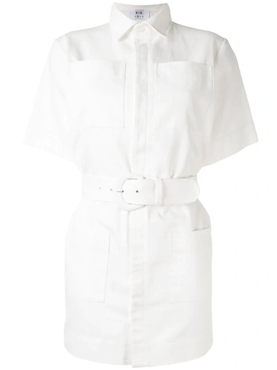 Sir. Sabine Belted Mini Dress In White