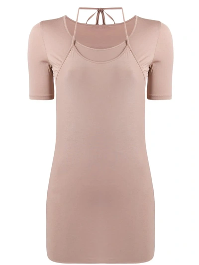 Lemaire Layered Slim-fit T-shirt In 260 Sand