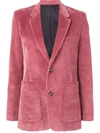 Ami Alexandre Mattiussi Lined Two Buttons Jacket In Pink