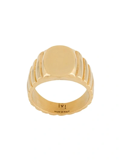 Ivi Signore Oval Signet Ring In Gold