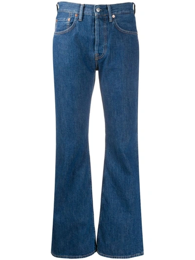 Acne Studios 1992 Flared Mid-rise Jeans In Blue