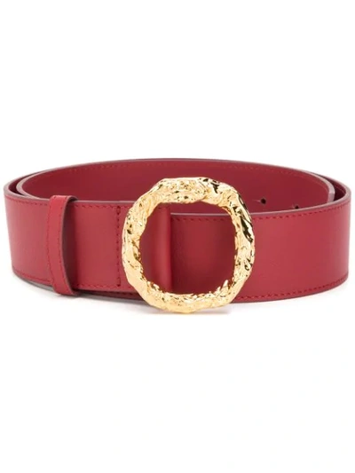 Chloé Smelted Buckle Belt In Red