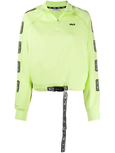 Fila Ugur Half-zip Sweatshirt In Green