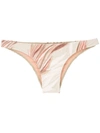 Lygia & Nanny Poipu Printed Bikini Bottom In Neutrals